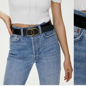 Auxiliary Double Ring Jean Belt